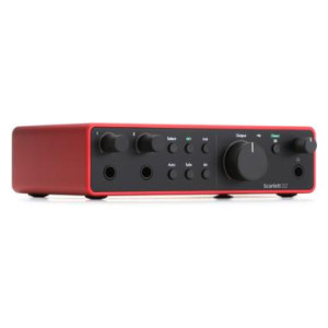 Focusrite Scarlett 2i2 4th Gen USB Audio Interface