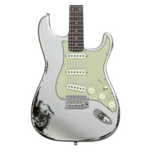 Fender Custom Shop GT11 Stratocaster Electric Guitar - Inca Silver over...
