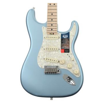 Fender American Elite Stratocaster - Satin Ice Blue Metallic w/ Maple  Fingerboard | Sweetwater