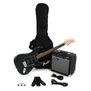 Affinity Series Stratocaster HSS Pack - Charcoal Frost Metallic with Laurel Fingerboard