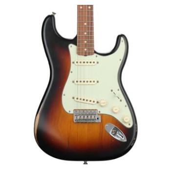 Fender Road Worn '60s Stratocaster - 3-Color Sunburst w/ Pau 
