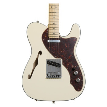 Fender American Deluxe Telecaster Thinline - Olympic White | Sweetwater