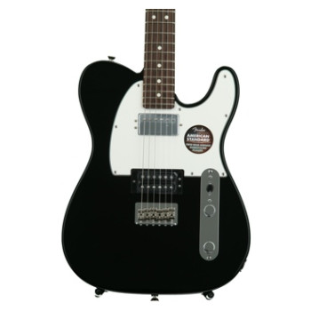Fender American Standard Telecaster HH - Black, Rosewood