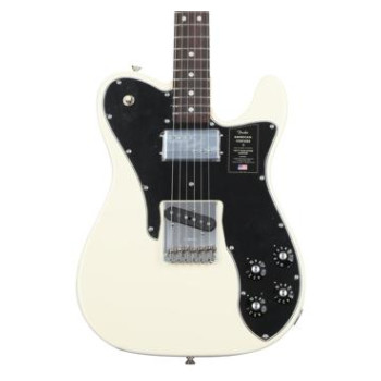 Fender American Vintage II 1977 Telecaster Custom Electric Guitar - Olympic  White with Rosewood Fingerboard