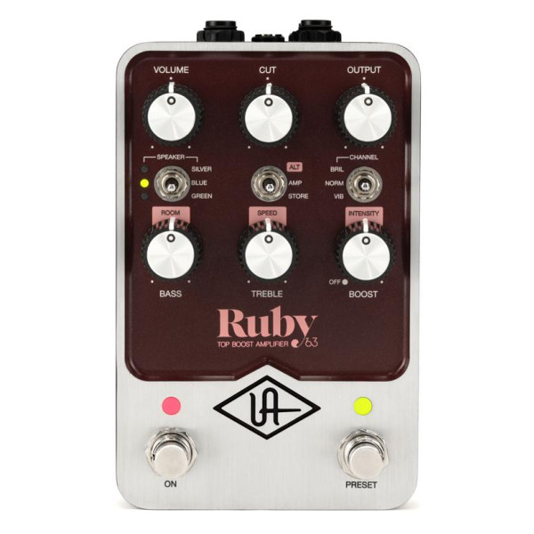 Universal Audio Ruby '63 Top Boost Amplifier Pedal