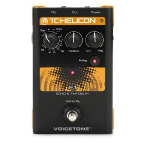 TC-Helicon VoiceTone E1 Vocal Echo and Delay Pedal