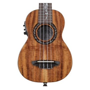 Luna Vineyard Koa Soprano Ukulele with Preamp - Natural