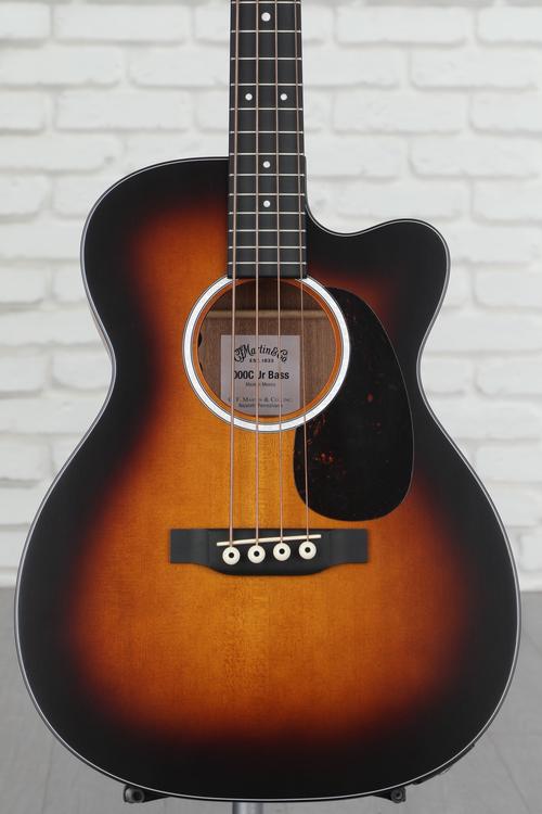 Martin 000CJR-10E Acoustic-Electric Bass Guitar - Burst | Sweetwater