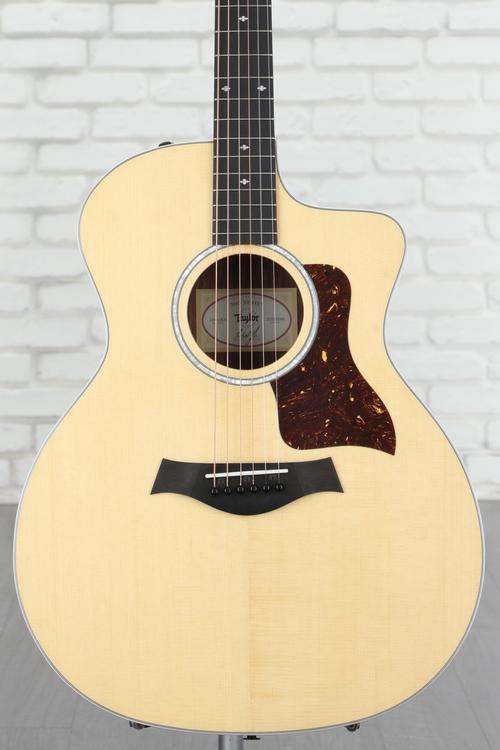 Taylor 214ce Deluxe Acoustic-electric Guitar - Natural with 