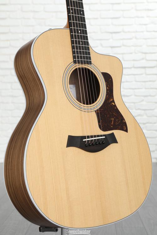 Taylor 214ce Grand Auditorium Acoustic-electric Guitar - Natural |  Sweetwater