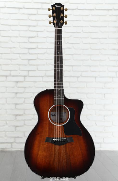 Taylor 224ce-K DLX Grand Auditorium Acoustic-electric Guitar - Tobacco |  Sweetwater