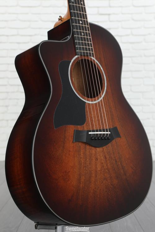 Taylor 224ce-K DLX Left-handed Acoustic-electric Guitar - Shaded Edgeburst  with Layered Koa Back & Sides