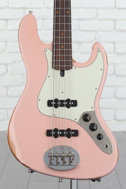 Lakland USA Classic 44-60 Aged Bass Guitar - Shell Pink, Sweetwater ...