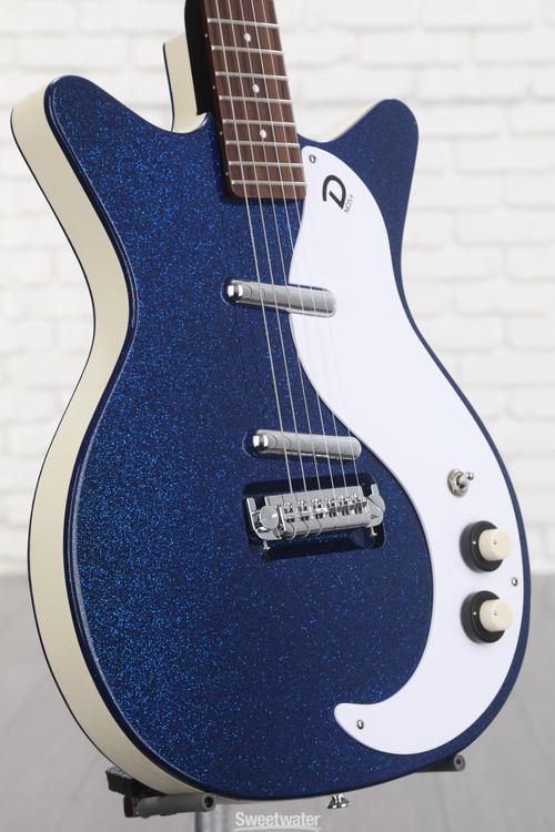 Danelectro 60th Anniversary DC '59 NOS+ Electric Guitar - Deep Blue  Metalflake