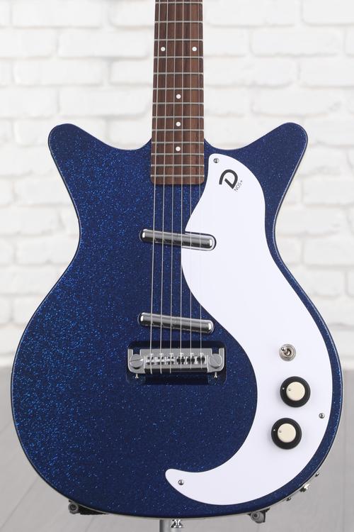 Danelectro 60th Anniversary DC '59 NOS+ Electric Guitar - Deep Blue  Metalflake