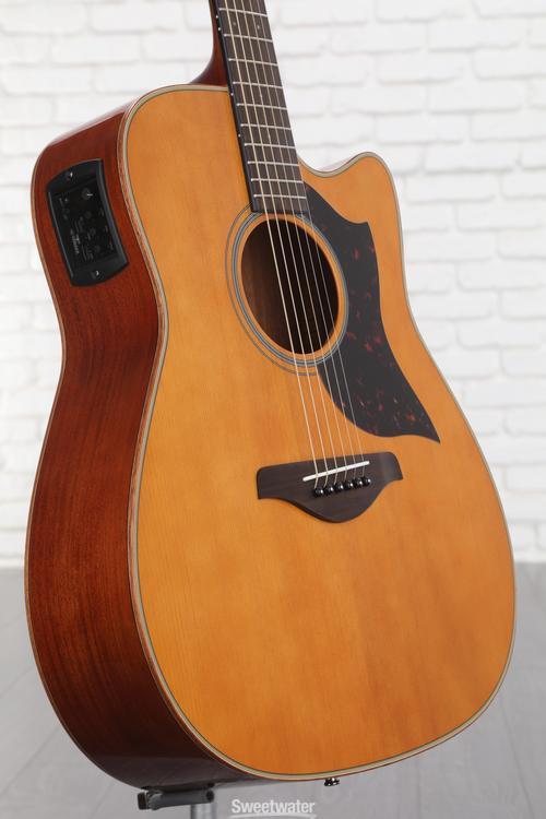 Yamaha A1M Dreadnought Cutaway - Vintage Natural