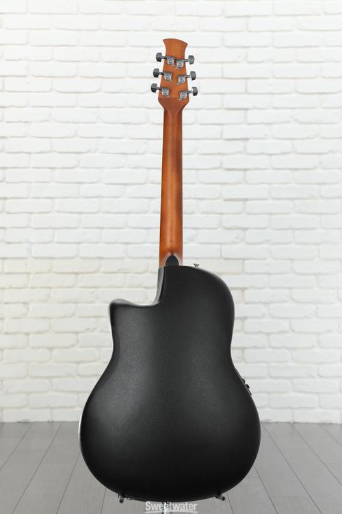 Ovation Applause AB245S Middepth Acousticelectric Guitar Black Sweetwater