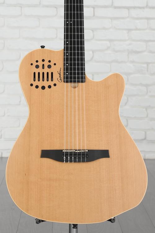Godin ACS-SA Slim, Nylon String Acoustic-Electric Guitar - Natural 