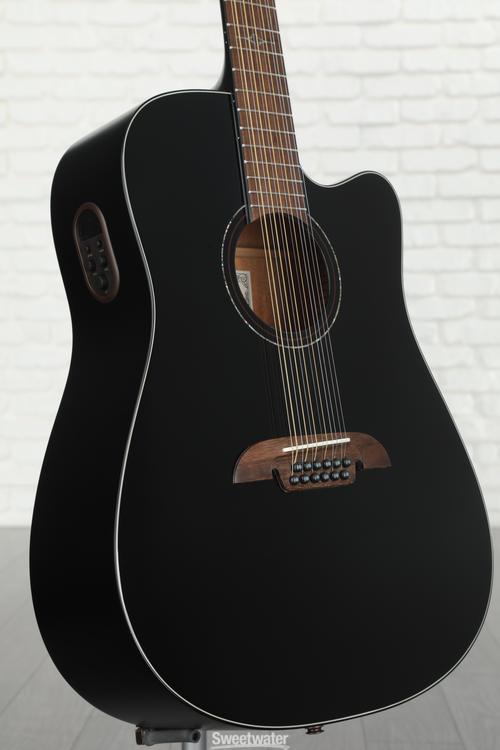 Black alvarez store acoustic guitar