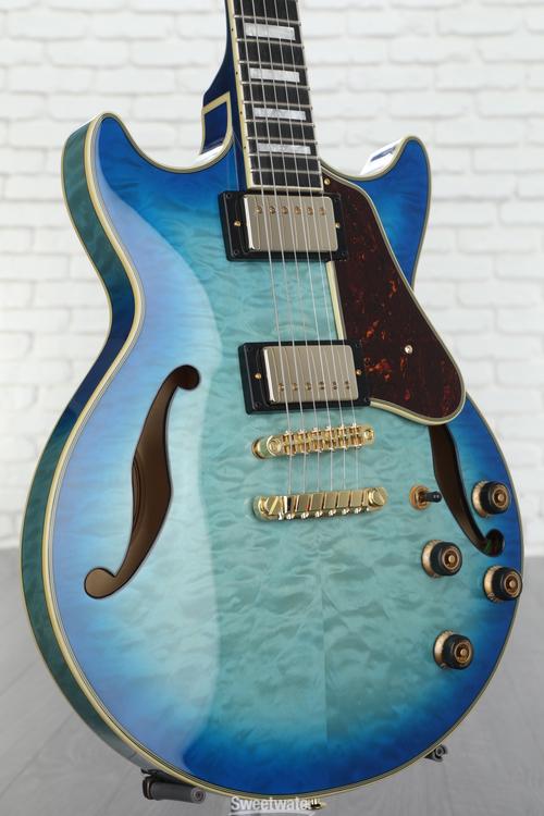 Ibanez Artcore Expressionist AM93QM Semi-hollow Electric Guitar - Jet ...