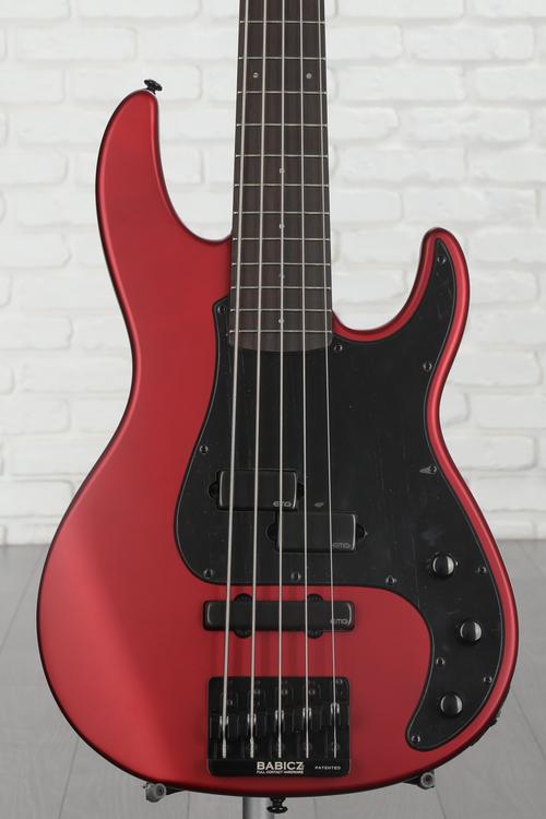 ESP LTD AP-5 Bass Guitar - Candy Apple Red | Sweetwater