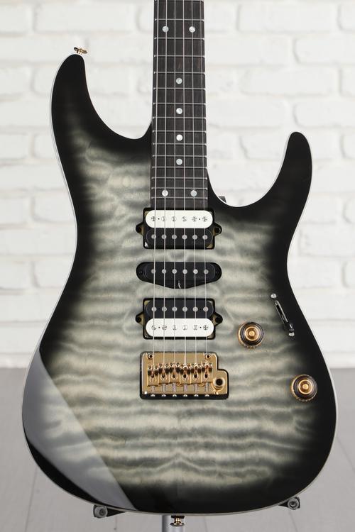 Ibanez Premium AZ47P1QM Electric Guitar - Black Ice Burst 