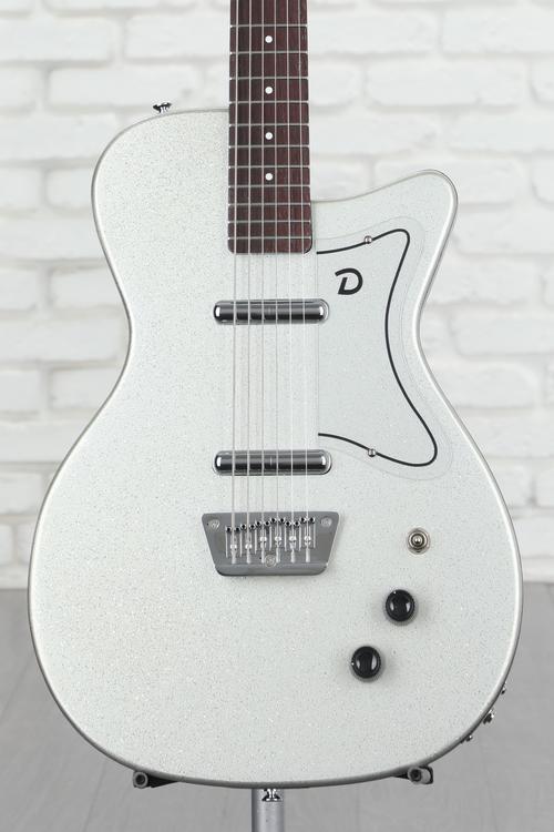 Danelectro Baritone Electric Guitar - Silver Metalflake | Sweetwater