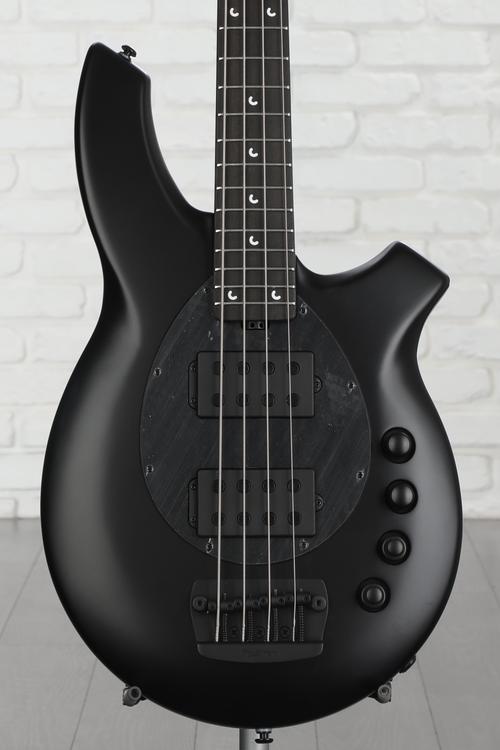 Ernie Ball Music Man Bongo 4 Bass Guitar - Stealth Black | Sweetwater