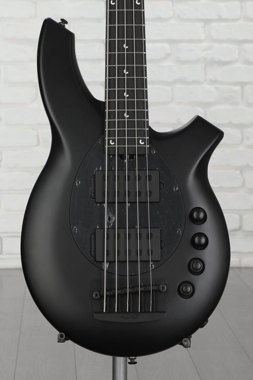 Ernie Ball Music Man Bongo 5 Bass Guitar - Stealth Black