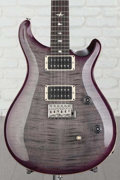 PRS CE 24 Electric Guitar - Faded Gray/Black/Purple Burst | Sweetwater