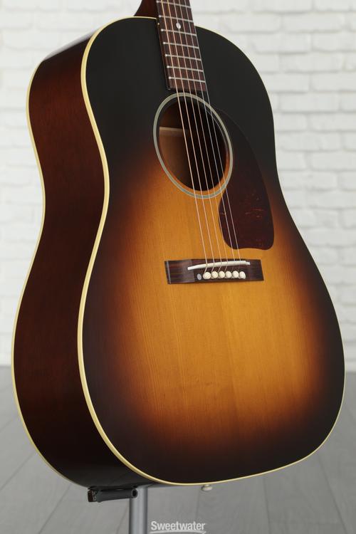 Gibson Acoustic 1942 Banner J-45 Acoustic Guitar - Vintage Sunburst VOS