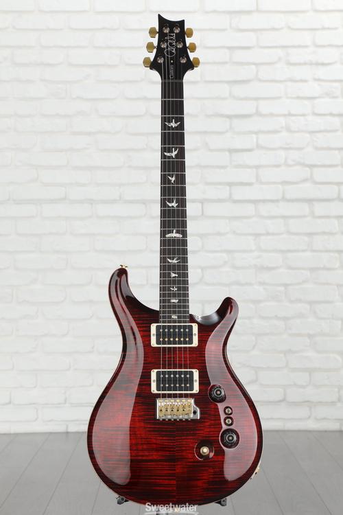 PRS Custom 24-08 Electric Guitar - Fire Red Burst 10-Top | Sweetwater