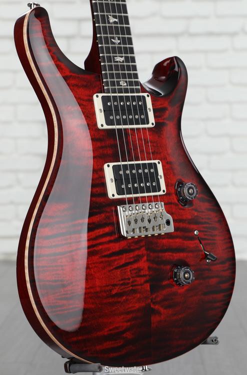 PRS Custom 24 Electric Guitar with Pattern Thin Neck - Fire Red 