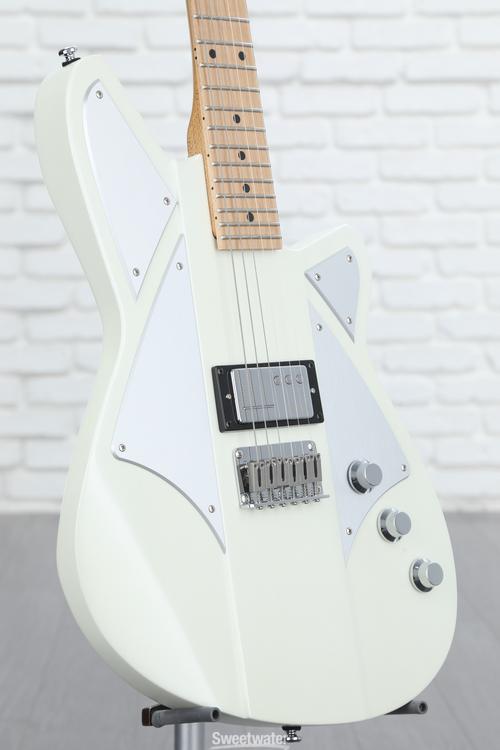 Reverend Billy Corgan Terz Electric Guitar - Satin Pearl White | Sweetwater