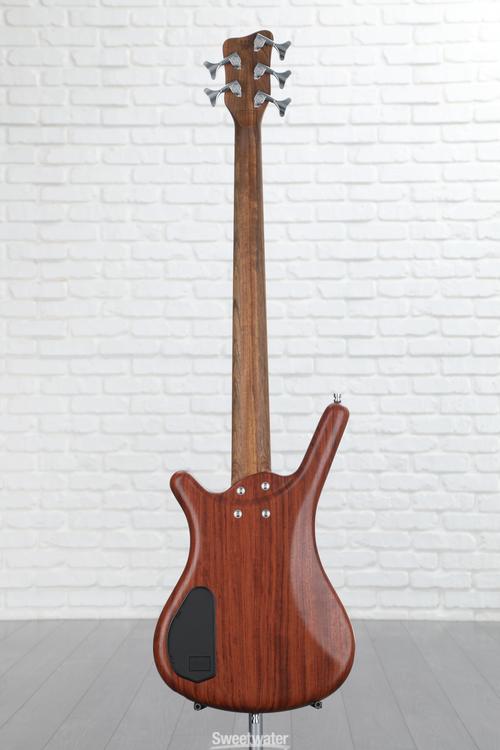 Warwick Pro Series Corvette Standard 5-string Bass Guitar - Natural Bubinga