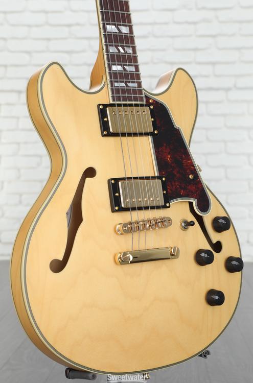 D'Angelico Deluxe Mini DC Semi-hollowbody Electric Guitar - Satin Honey ...