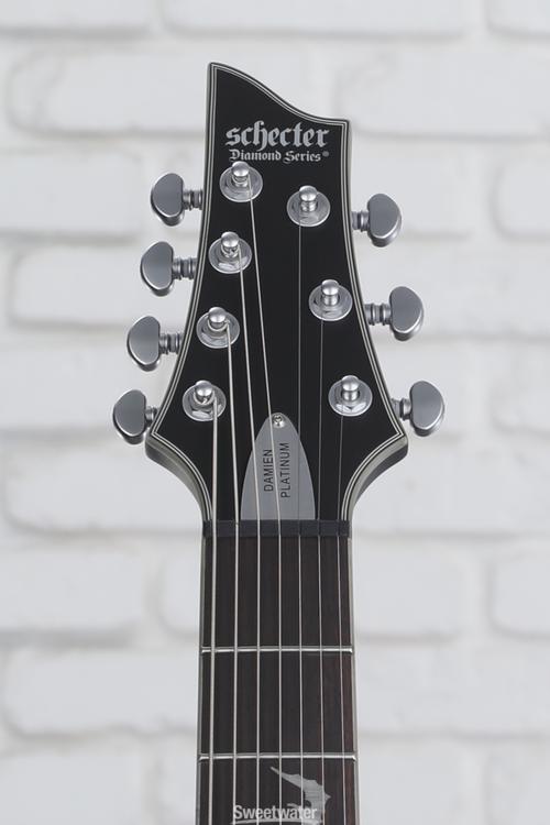 Schecter Damien Platinum 7 - Satin Black | Sweetwater