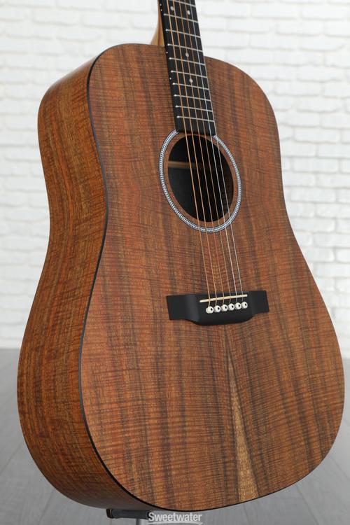 Martin D-X1E Koa Acoustic-Electric Guitar - Natural Koa