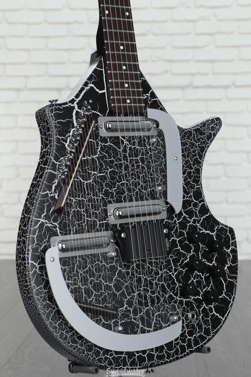 Danelectro Sitar Black Crackle Sweetwater