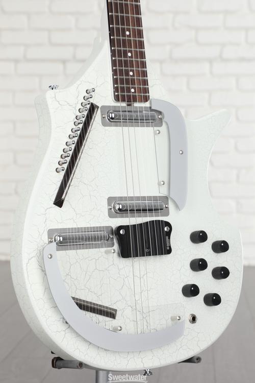 Danelectro Sitar White Crackle Sweetwater