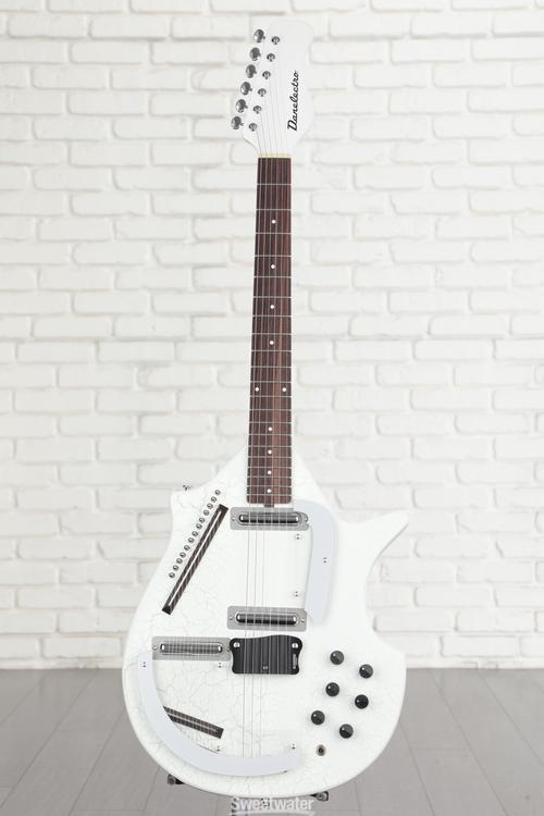 Danelectro Sitar White Crackle Sweetwater