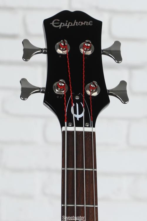 Epiphone Embassy Bass Guitar - Graphite Black | Sweetwater