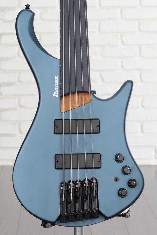 Ibanez Standard EHB1005F Fretless 5-string Bass Guitar - Arctic Ocean Matte