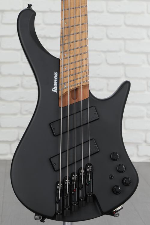 Ibanez Bass Workshop EHB1005MS Bass Guitar - Black Flat | Sweetwater