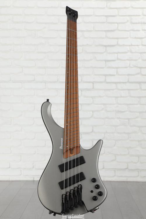 Ibanez Bass Workshop EHB1005SMS Bass Guitar - Metallic Gray Matte 