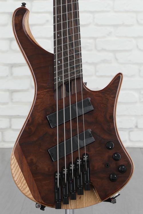 Ibanez Bass Workshop EHB1265MS 5-string Bass Guitar - Natural Mocha Low  Gloss