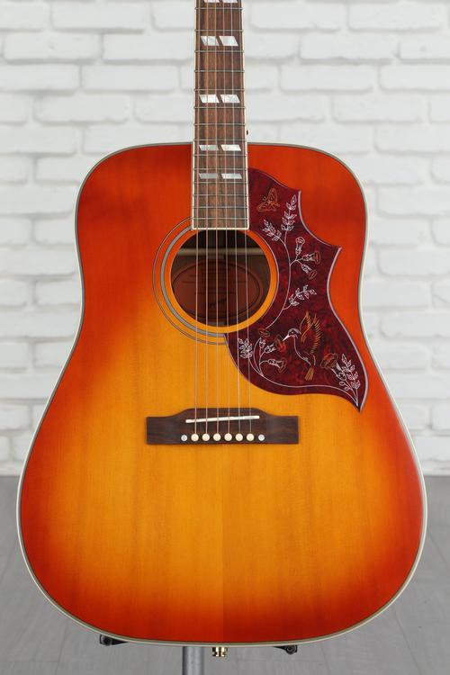 Epiphone Hummingbird Acoustic Guitar - Aged Cherry Sunburst Gloss