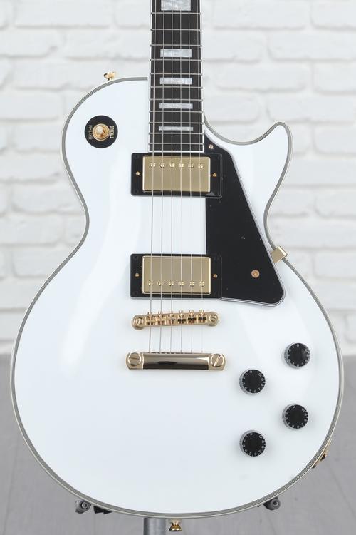 Epiphone Les Paul Custom Electric Guitar - Alpine White | Sweetwater