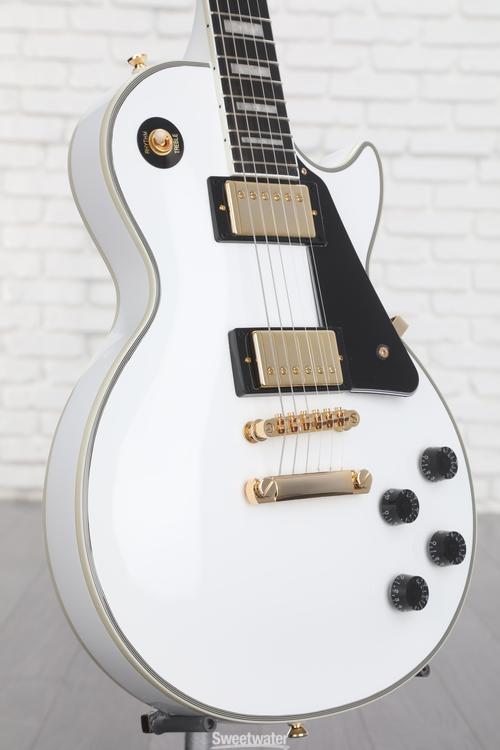 Epiphone Les Paul Custom Electric Guitar - Alpine White | Sweetwater