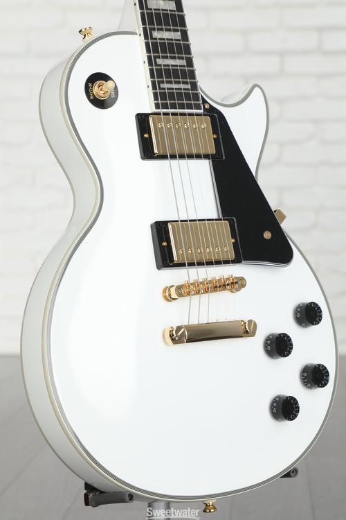 Epiphone Les Paul Custom Electric Guitar - Alpine White | Sweetwater